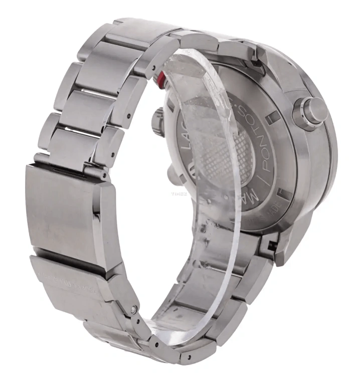 Maurice Lacroix,Pontos 43mm,43mm,Stainless Steel,Black,Automatic,Chronograph,Day,PT6018,PT6018-SS002-330-1