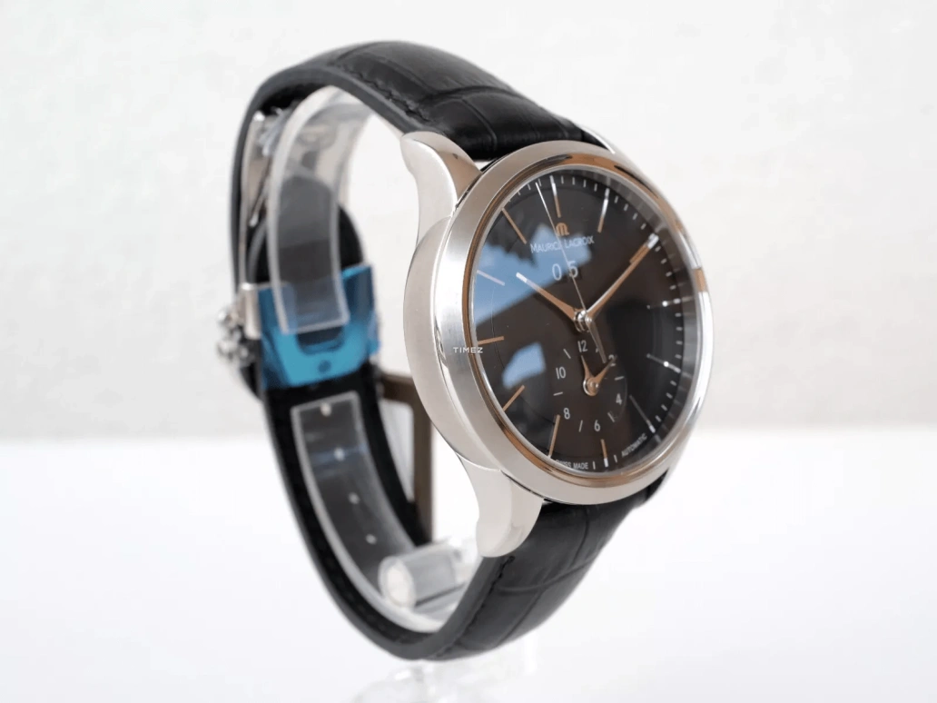 Maurice Lacroix,les classiques 40mm,40mm,Stainless Steel,Black,Automatic,Dule Time,Big Date,LC6088,LC6088-SS001-330