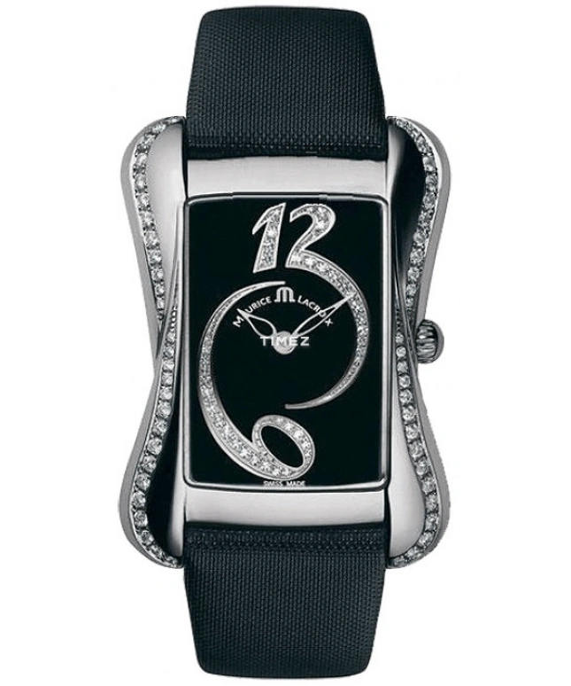 Maurice Lacroix,Divina 40.50x24.50mm,40.50x24.50mm,Stainless Steel,Black,Quartz,Sapphire,Crystal Glass,Silver,DV5012,DV5012-SD531-350