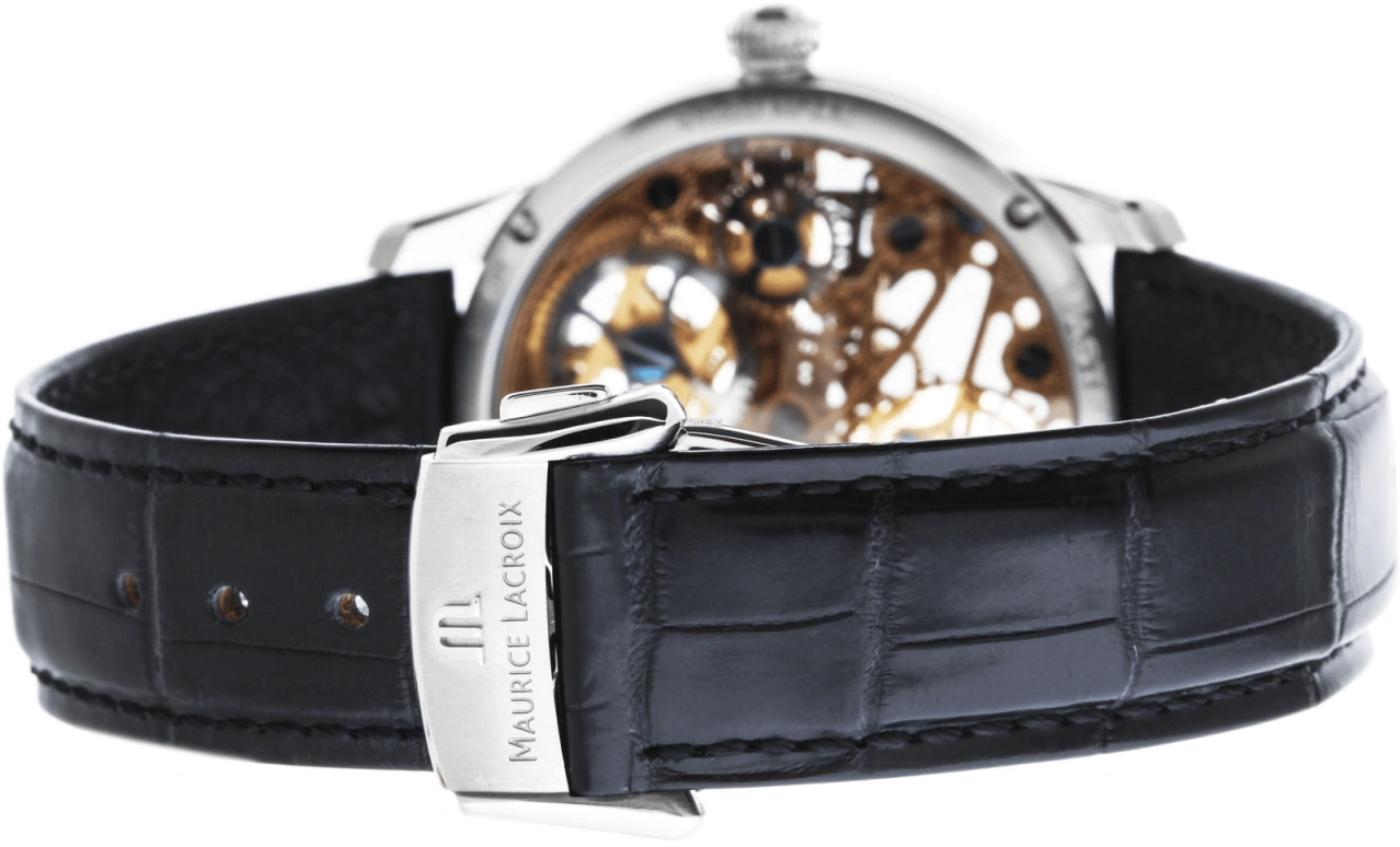 Maurice Lacroix,Masterpiece 43mm,43mm,Stainless Steel,Gold,Handwound,38hours,In-house Caliber,MP7208,MP7208-SS001-001