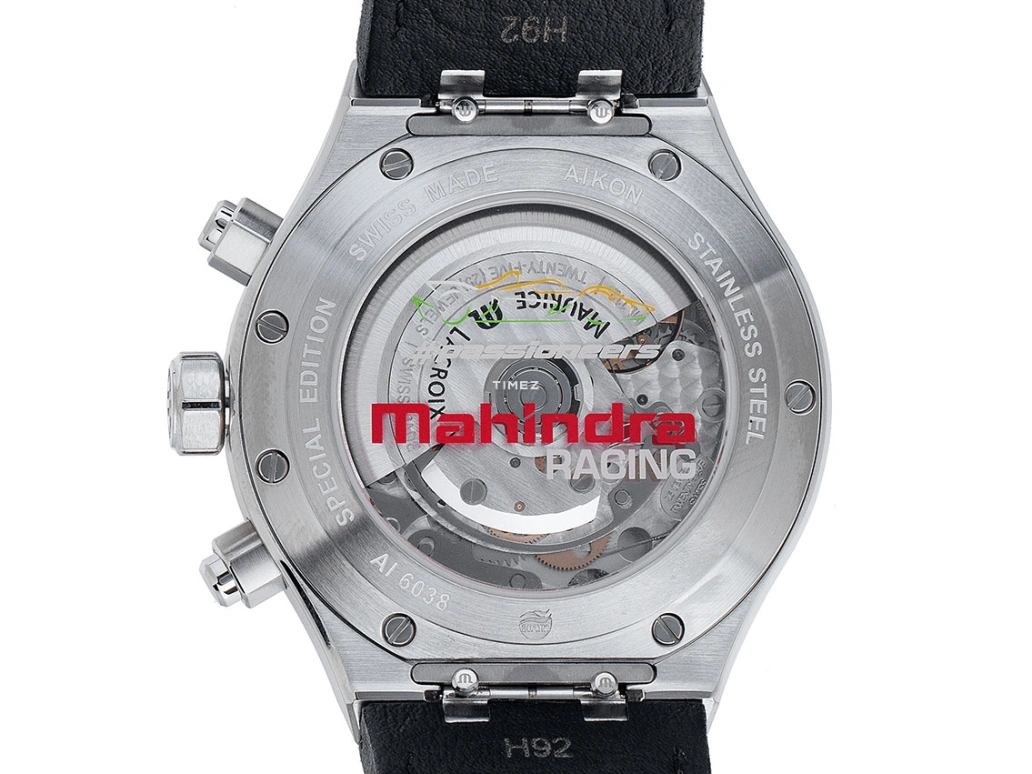 Maurice Lacroix,Aikon 44mm,44mm,Stainless Steel,White,Blue,Red,Automatic,Chronograph,Date,Day,AI6038,AI6038-SS001-133-4
