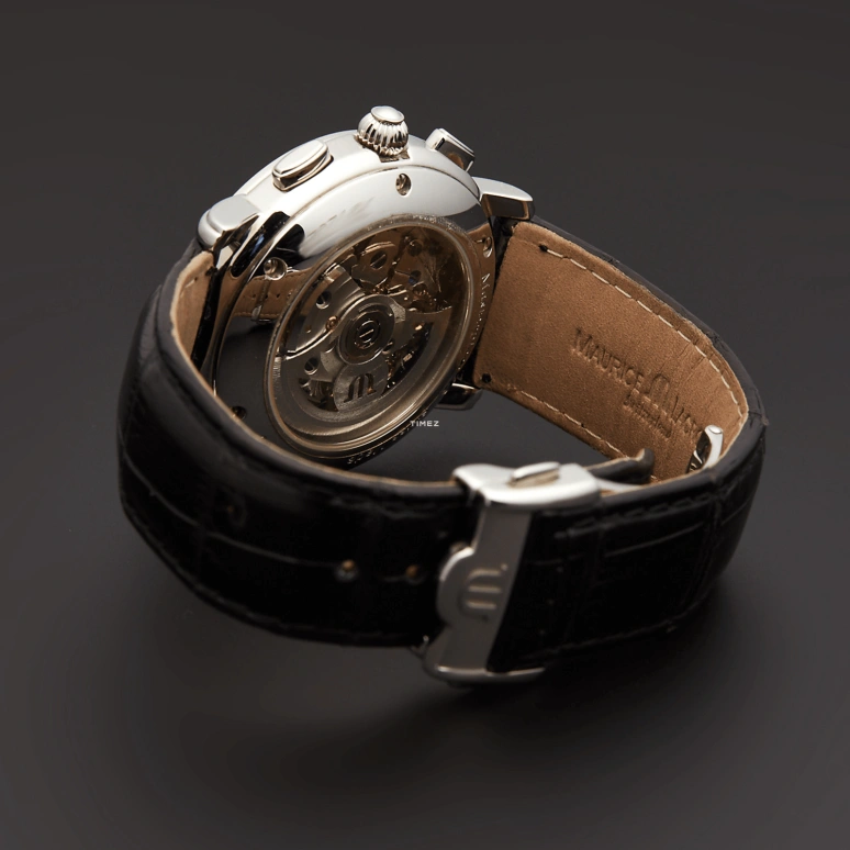Maurice Lacroix,Masterpiece 40mm,40mm,Stainless Steel,Black,Automatic,Chronograph,Date,Day,MP6318,MP6318-SS001-32E