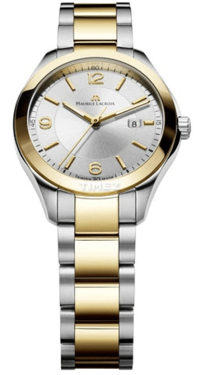 Maurice Lacroix,Miros 32mm,32mm,Stainless Steel,Silver White,Quartz,Day,Sapphire,Crystal Glass,MI1014,MI1014-PVP13-130