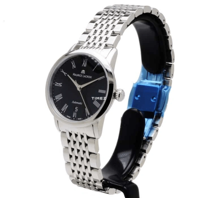Maurice Lacroix,les classiques 28mm,28mm,Stainless Steel,Black,Automatic,Day,38hours,LC6063,LC6063-SS002-310-1