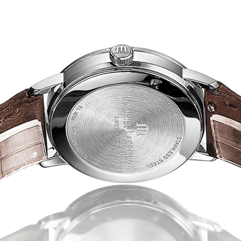Maurice Lacroix,Eliros 30mm,30mm,Stainless Steel,White,Quartz,Day,Sapphire,EL1094,EL1094-SS001-110-1