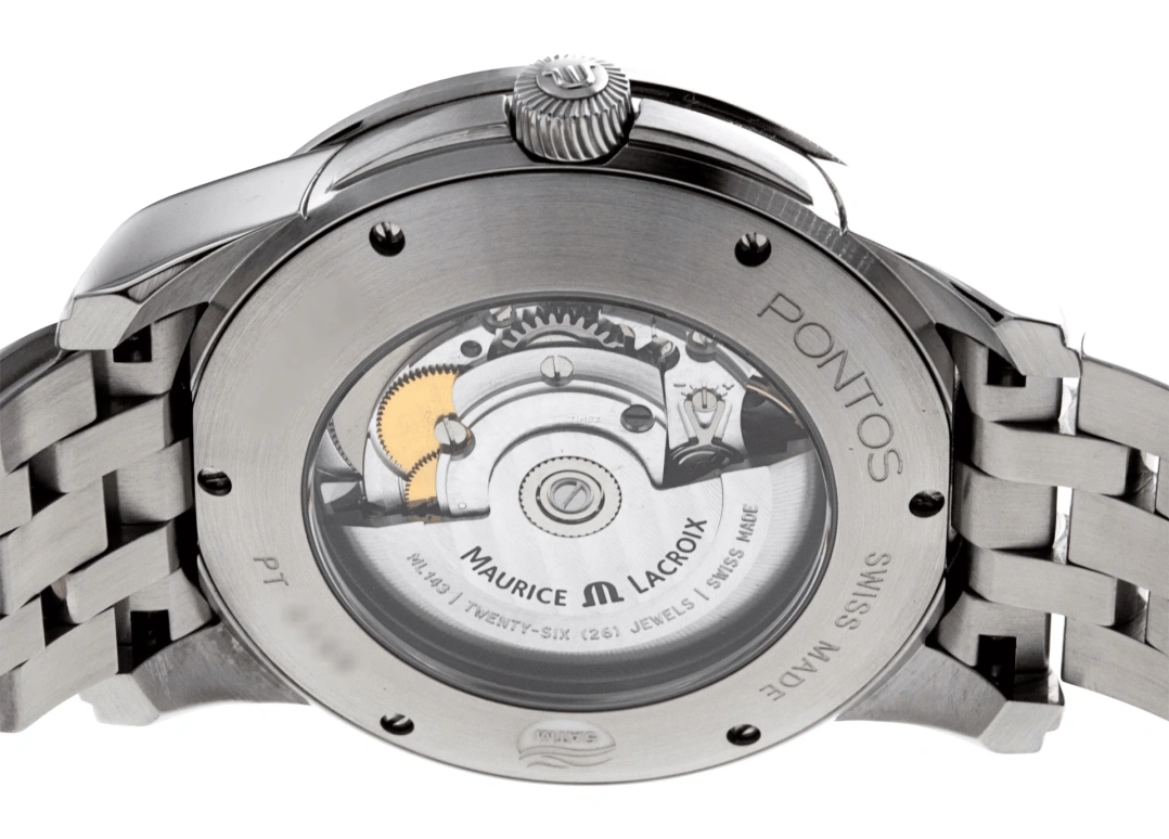 Maurice Lacroix,Pontos 40mm,40mm,Stainless Steel,Silver White,Automatic,Date,Day,PT6158,PT6158-SS002-13E