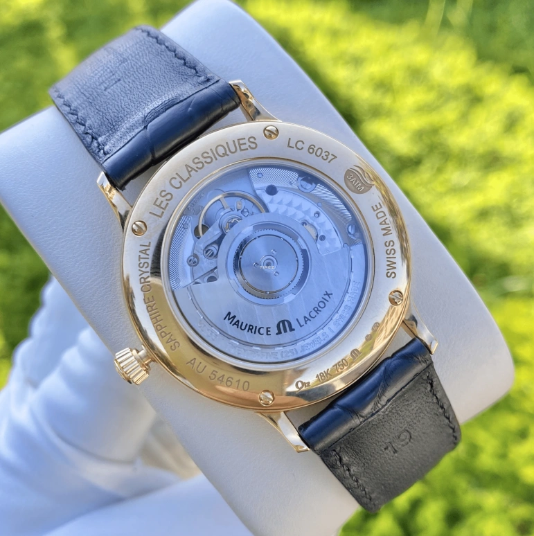 Maurice Lacroix,les classiques 38mm,38mm,Yellow Gold,Silver White,Automatic,Day,38hours,LC6037,LC6037-PG101-130-1