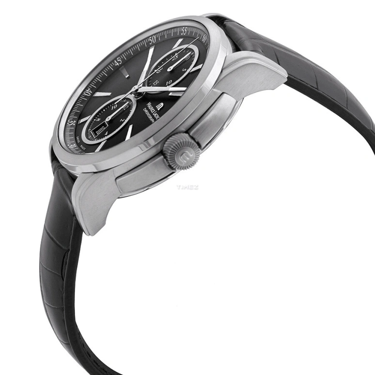 Maurice Lacroix,Pontos 43mm,43mm,Stainless Steel,Black,Automatic,Chronograph,Day,PT6178,PT6178-SS001-330