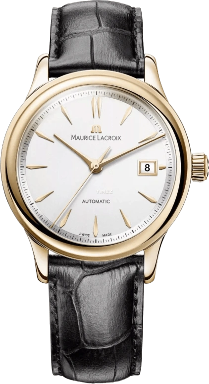 Maurice Lacroix,les classiques 38mm,38mm,Yellow Gold,Silver White,Automatic,Day,38hours,LC6037,LC6037-PG101-130-1