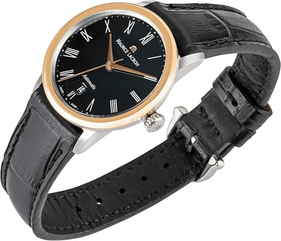 Maurice Lacroix,les classiques 28mm,28mm,Stainless Steel,Rose Gold,Black,Automatic,Day,38hours,LC6063,LC6063-PS101-310-1