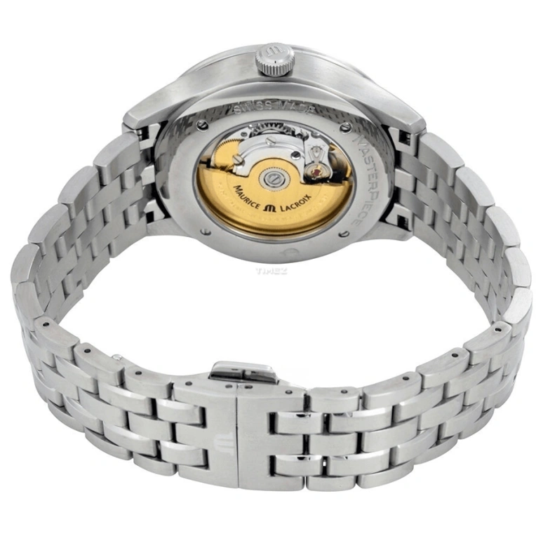 Maurice Lacroix,Masterpiece 40mm,40mm,Stainless Steel,Black,Automatic,Date,Day,MP6507,MP6507-SS002-310