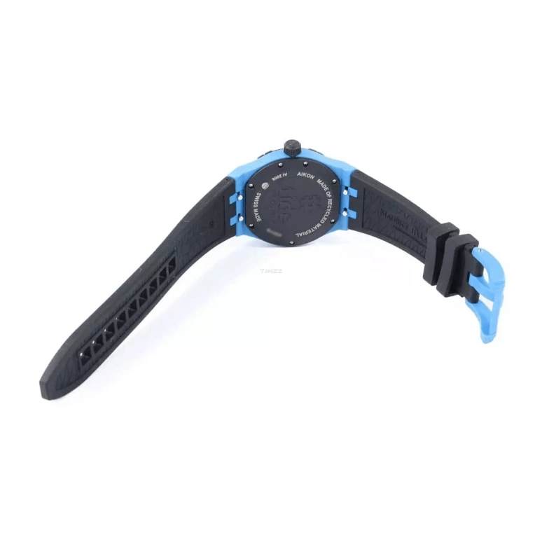 Maurice Lacroix,Aikon 40mm,40mm,Plastic,Blue,Quartz,Day,Sapphire,Crystal Glass,AI2008,AI2008-80080-300-0
