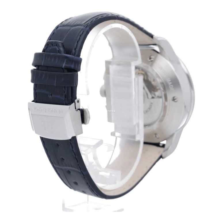 Maurice Lacroix,Pontos 43mm,43mm,Stainless Steel,Blue,Automatic,Chronograph,Day,PT6388,PT6388-SS001-420-4
