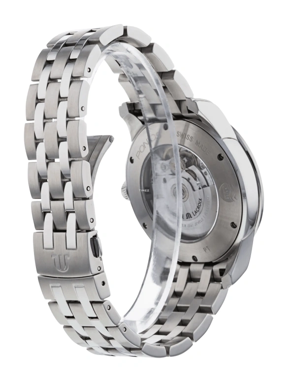 Maurice Lacroix,Pontos 40mm,40mm,Stainless Steel,Silver White,Automatic,Date,Day,PT6158,PT6158-SS002-13E