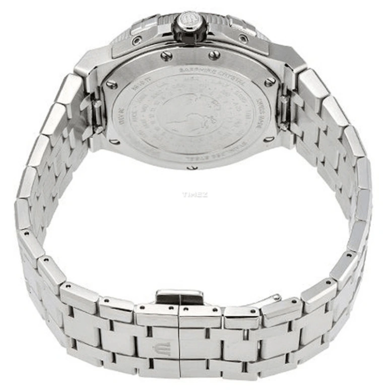 Maurice Lacroix,Aikon 43mm,43mm,Stainless Steel,Black,Automatic,Day,Dule Time,AI6158,AI6158-SS002-330-1