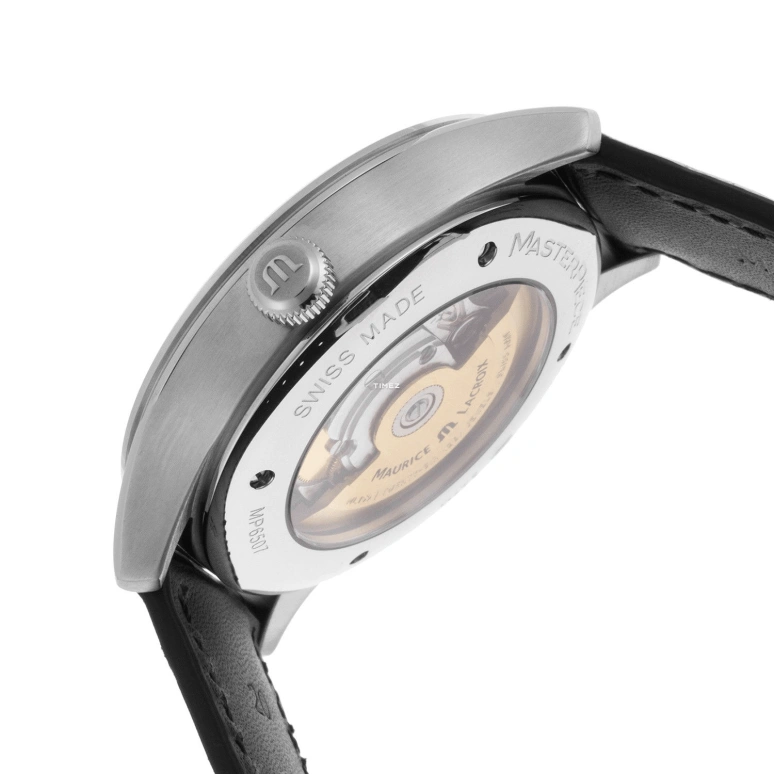 Maurice Lacroix,Masterpiece 40mm,40mm,Stainless Steel,Black,Automatic,Date,Day,MP6507,MP6507-SS001-310