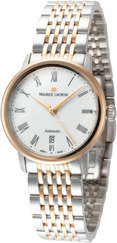 Maurice Lacroix,les classiques 28mm,28mm,Stainless Steel,White,Automatic,Day,38hours,LC6063,LC6063-PS103-110-1