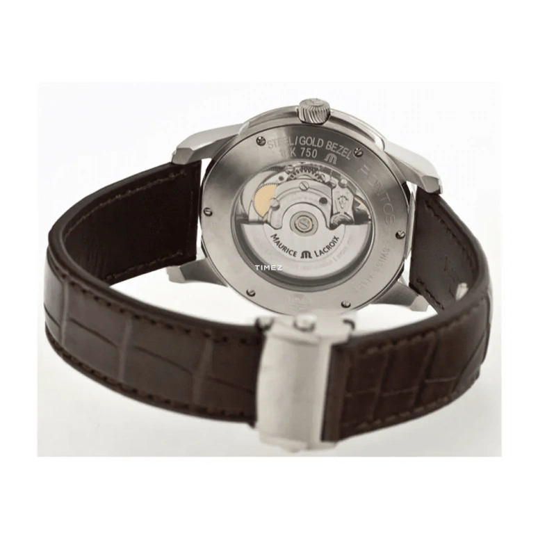 Maurice Lacroix,Pontos 40mm,40mm,Stainless Steel,Rose Gold,Silver White,Automatic,Day,38hours,PT6158,PT6158-PS101-13E-1
