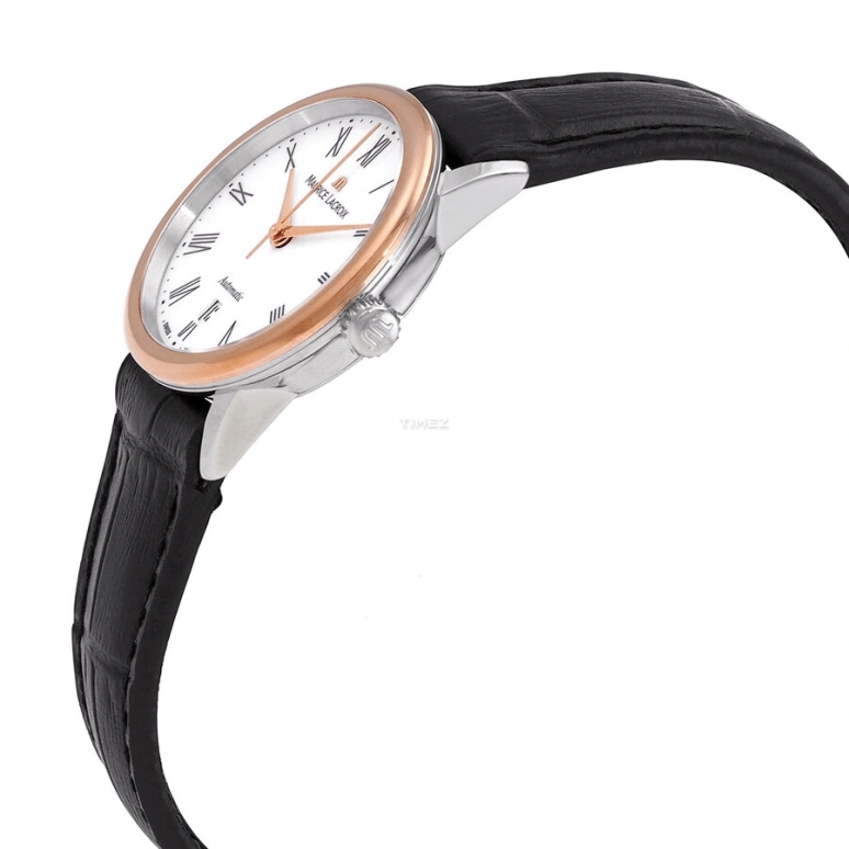 Maurice Lacroix,les classiques 28mm,28mm,Stainless Steel,White,Automatic,Day,38hours,LC6063,LC6063-PS101-110-1