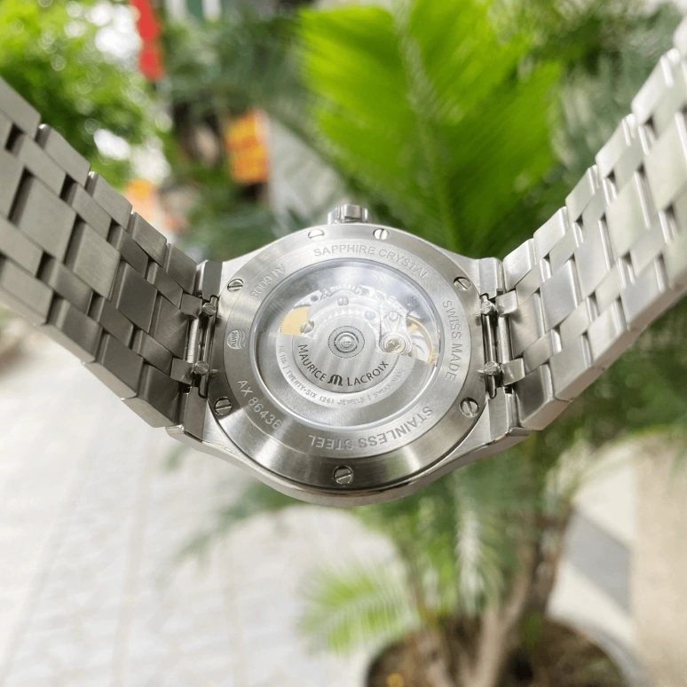 Maurice Lacroix,Aikon 42mm,42mm,Stainless Steel,Grey,Automatic,Day,38hours,AI6008,AI6008-SS002-331-1