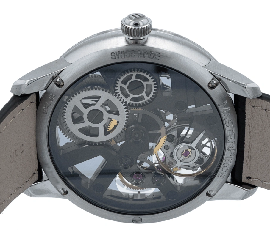 Maurice Lacroix,Masterpiece 43mm,43mm,Stainless Steel,See-through,Handwound,In-house Caliber,Sapphire,Crystal Glass,MP7138,MP7138-SS001-030