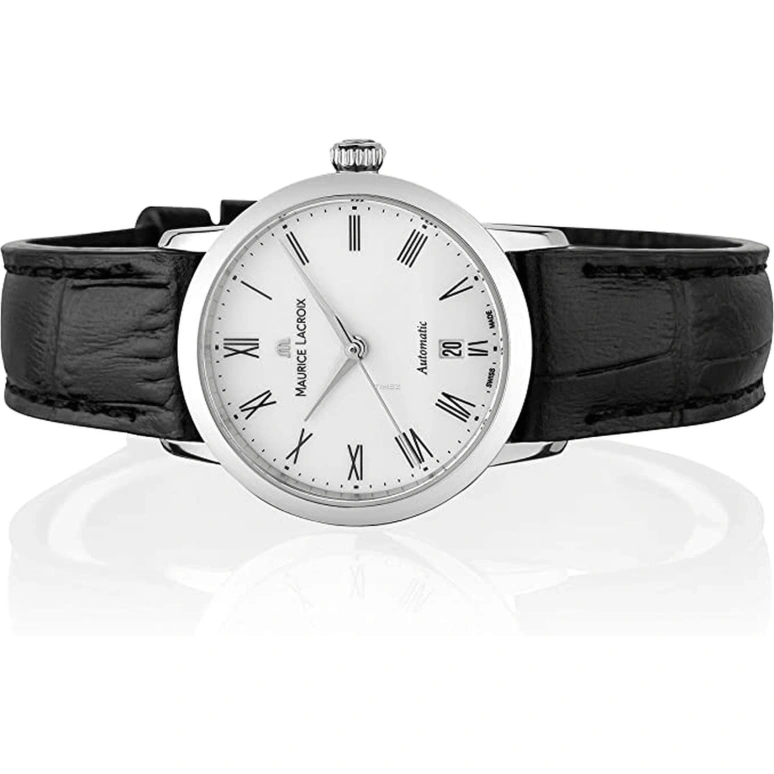 Maurice Lacroix,les classiques 28mm,28mm,Stainless Steel,White,Automatic,Day,38hours,LC6063,LC6063-SS001-110-1