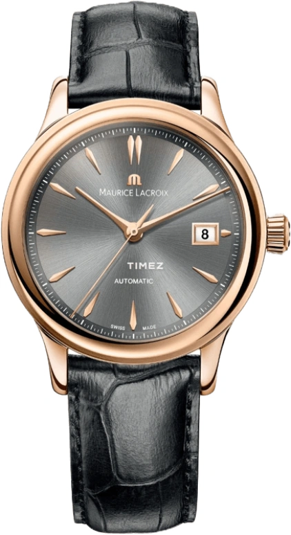 Maurice Lacroix,les classiques 38mm,38mm,Pink Gold,Grey,Automatic,Day,38hours,LC6037,LC6037-PG101-330-1