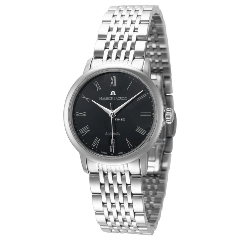 Maurice Lacroix,les classiques 28mm,28mm,Stainless Steel,Black,Automatic,Day,38hours,LC6063,LC6063-SS002-310-1