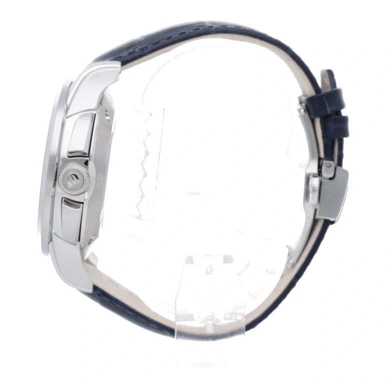 Maurice Lacroix,Pontos 43mm,43mm,Stainless Steel,Blue,Automatic,Chronograph,Day,PT6388,PT6388-SS001-420-4
