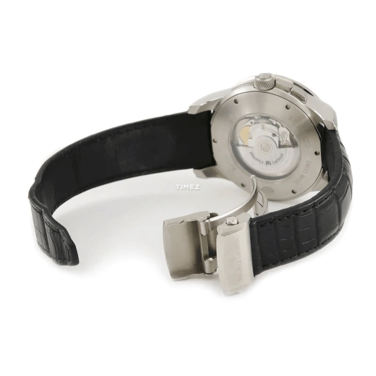 Maurice Lacroix,Pontos 43mm,43mm,Stainless Steel,Silver White,Automatic,Moonphase,Day,PT6318,PT6318-SS001-130