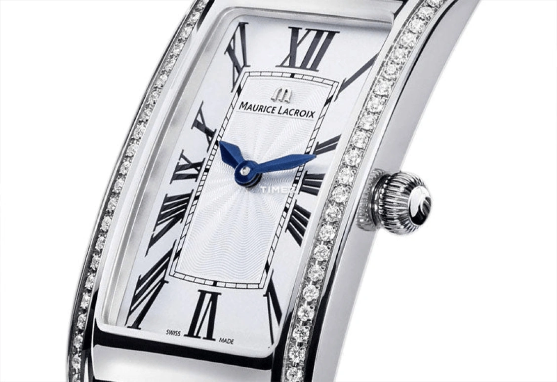 Maurice Lacroix,Fiaba 39x2.90mm,39x2.90mm,Stainless Steel,Silver White,Quartz,Sapphire,Crystal Glass,Rectangular,FA2164,FA2164-SD532-118