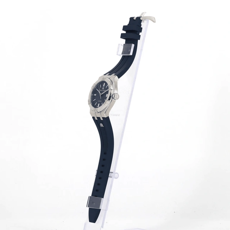 Maurice Lacroix,Aikon 42mm,42mm,Stainless Steel,Blue,Automatic,Day,38hours,AI6008,AI6008-SS000-430-4