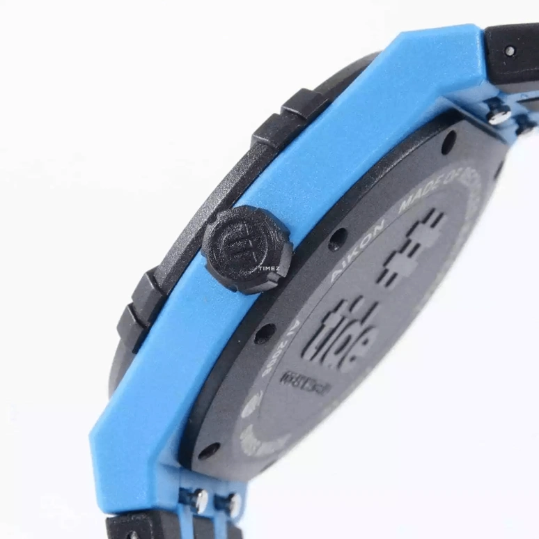Maurice Lacroix,Aikon 40mm,40mm,Plastic,Blue,Quartz,Day,Sapphire,Crystal Glass,AI2008,AI2008-80080-300-0