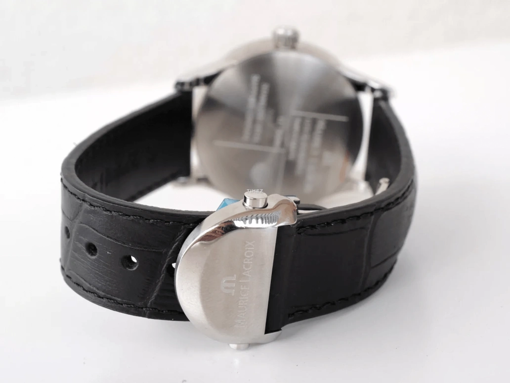 Maurice Lacroix,les classiques 40mm,40mm,Stainless Steel,Black,Automatic,Dule Time,Big Date,LC6088,LC6088-SS001-330