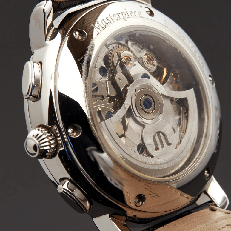 Maurice Lacroix,Masterpiece 40mm,40mm,Stainless Steel,Black,Automatic,Chronograph,Date,Day,MP6318,MP6318-SS001-32E