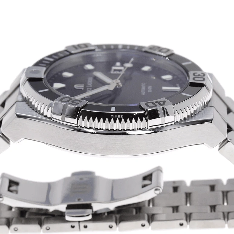 Maurice Lacroix,Aikon 43mm,43mm,Stainless Steel,Black,Automatic,Day,38hours,AI6058,AI6058-SS002-330-2