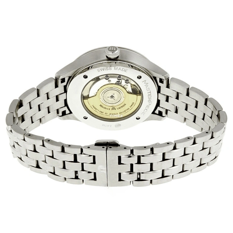 Maurice Lacroix,Masterpiece 40mm,40mm,Stainless Steel,Silver,Automatic,Dule Time,Big Date,MP6707,MP6707-SS002-111