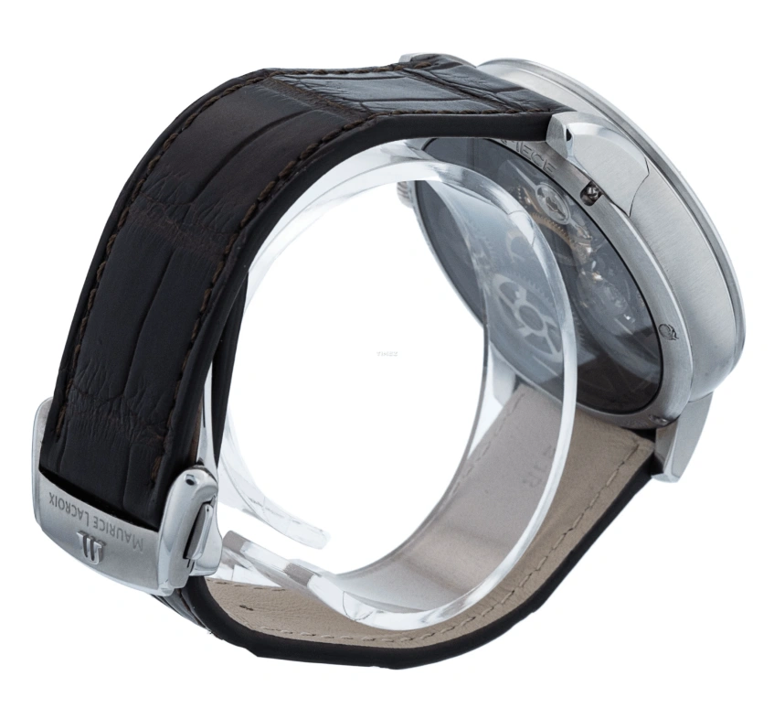 Maurice Lacroix,Masterpiece 43mm,43mm,Stainless Steel,See-through,Handwound,In-house Caliber,Sapphire,Crystal Glass,MP7138,MP7138-SS001-030