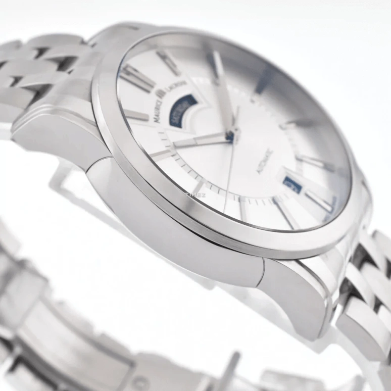 Maurice Lacroix,Pontos 40mm,40mm,Stainless Steel,Silver White,Automatic,Date,Day,PT6158,PT6158-SS002-13E