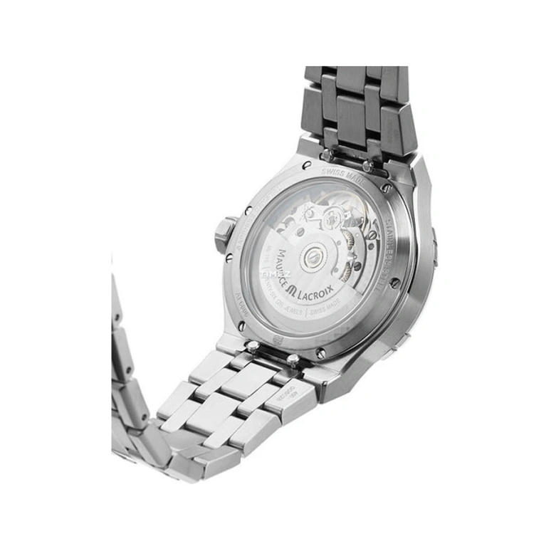 Maurice Lacroix,Aikon 35mm,35mm,Stainless Steel,Black,Automatic,Day,38hours,AI6006,AI6006-SS002-370-1