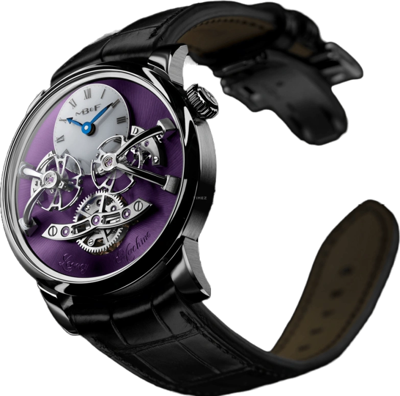 MB&F,Legacy Machines 44mm,44mm,White Gold,White,Handwound,45hours,In-house Caliber,02,02.WL.P