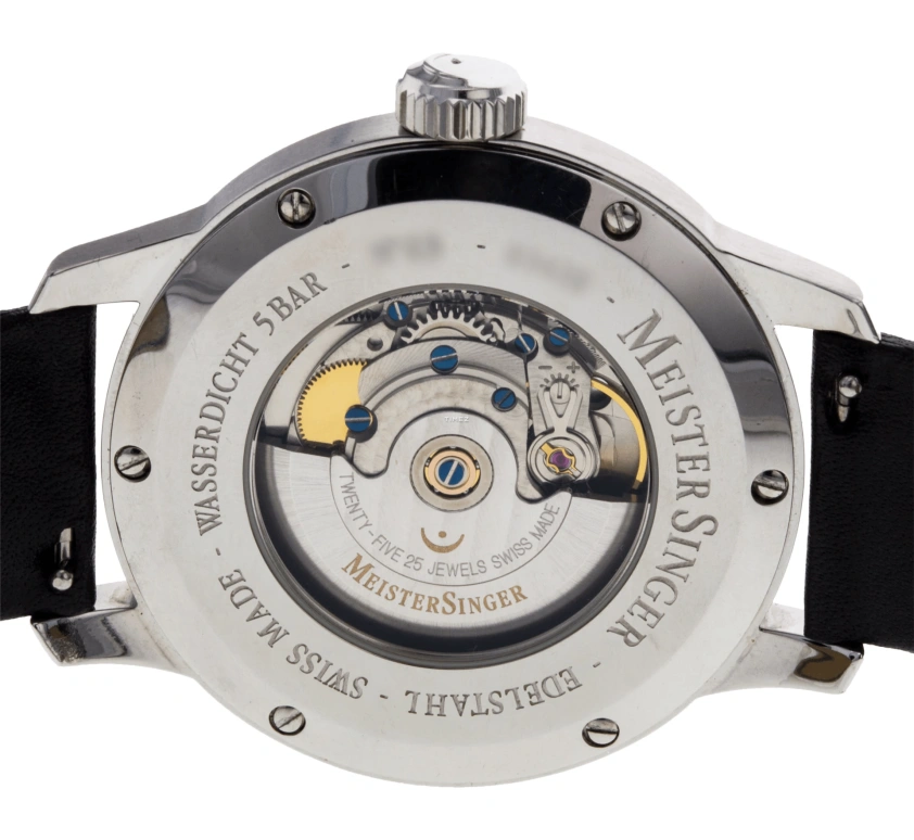 MeisterSinger,Single-Hand Watches 43mm,43mm,Stainless Steel,White,Automatic,38hours,Sapphire,AM901