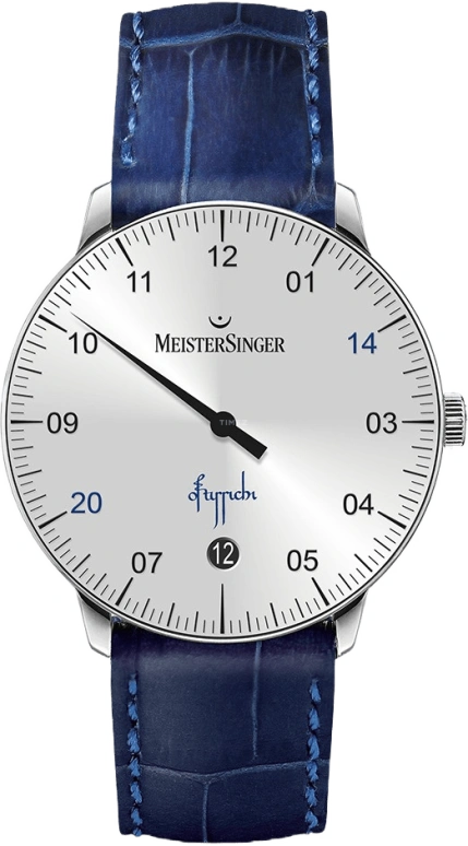 MeisterSinger,Single-Hand Watches 36mm,36mm,Stainless Steel,Silver,Automatic,Chronograph,Date,EDAT14