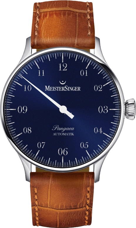 MeisterSinger,Single-Hand Watches 40mm,40mm,Stainless Steel,Blue,Automatic,38hours,Sapphire,PM908