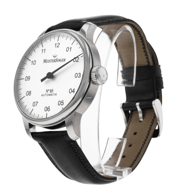 MeisterSinger,Single-Hand Watches 43mm,43mm,Stainless Steel,White,Automatic,38hours,Sapphire,AM901