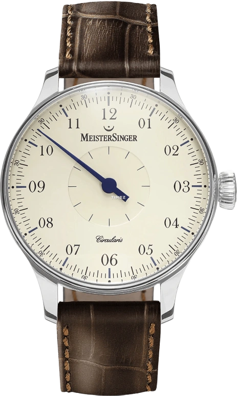 MeisterSinger,Single-Hand Watches 43mm,43mm,Stainless Steel,Cream,Handwound,120hours,In-house Caliber,CC103