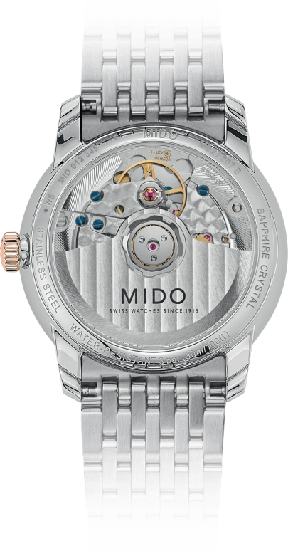 Mido,Baroncelli 33mm,33mm,Stainless Steel,White,Automatic,72hours,In-house Caliber,M027,M027.207.22.016.00