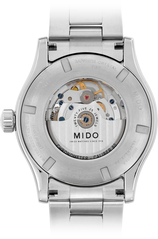 Mido,Multifort 42mm,42mm,Stainless Steel,White,Automatic,Date,Day,M005,M005.431.11.031.00