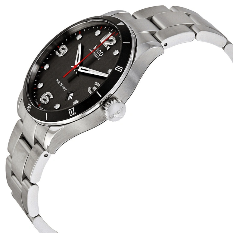 Mido,Multifort 42mm,42mm,Stainless Steel,Coal Gray,Automatic,Day,Sapphire,M025,M025.407.11.061.00