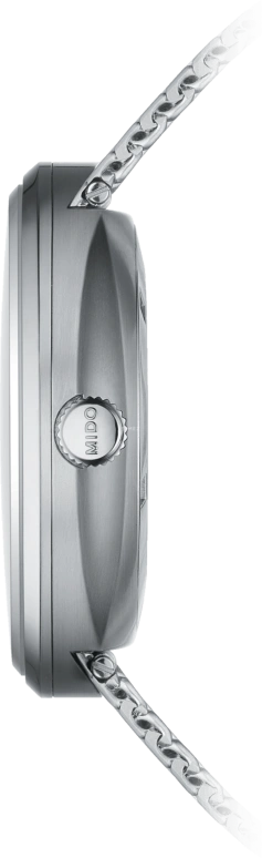 Mido,Commander 42mm,42mm,Stainless Steel,Grey,Automatic,Date,Anti-magnetic,M031,M031.631.11.061.00